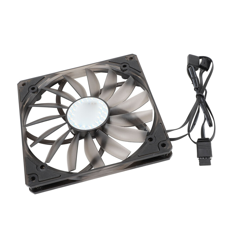140Mm Pwm Argb Fan 15Mm Ultra Thin Dynamic Pressure Black 4991385789993