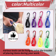 8pcs Glove Clips for Work Glove Holders Glove Belt Clip with Metal Carabiners for Construction Worker Guard Labor