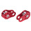 2 pcs Rock Pulley Rope Tree Climbing Climber arborist Fixed pulley Red 3
