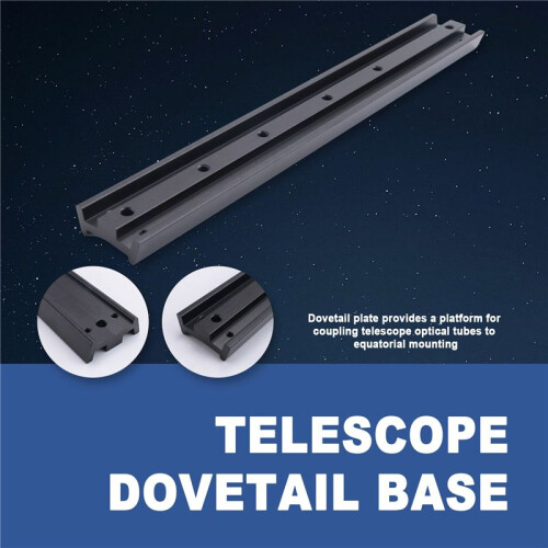 Placa de Montagem Do TelescóPio de Cauda de Cauda 335Mm 13,1 Polegadas para Tripé Equatorial VersãO Longa Binocular / Monocular para Astronomia 1