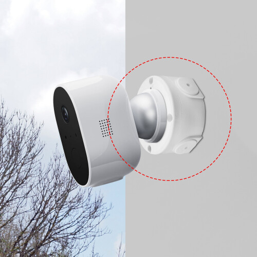 Universal Security Camera Junction Box Mount Bracket,Outdoor Use Waterproof Wall Ceiling Mount Cable Base Boxes 2