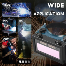 Auto Darkening Welding Eyes Goggles Glasses Helmet Mask Eyeshade Patch Eyes Workplace Goggles (Dark Green)