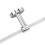 Modern 60cm Acrylic Towel Holder 1