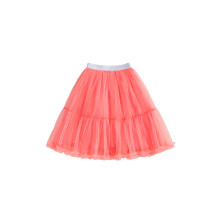 (4-5 Years, Pink) Stylová tutu sukně pro malé batolata s kontrastním lemem, ideální na párty a každodenní život.