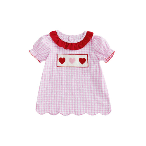 (18-24 Months, Pink) Φόρεμα Αγίου Βαλεντίνου για νήπια