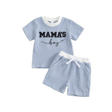 (12-18 Months, Blue) Completo neonato/a a 2 pezzi.