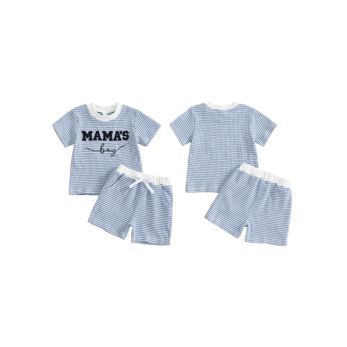 (0-6 Months, Blue) Completo neonato/a a 2 pezzi. 1