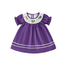 (3-4 Years, Purple) Φόρεμα καρναβαλιού για στρογγυλή λαιμόκοψη.