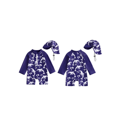 (2-3 Years, White) Costum de baie copii mici 1