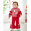 (2-3 Years, Red) Dvojdielne outfity pre elastickým pásom 5