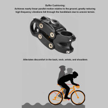 Aluminium Alloy Bicycle Suspension Stem 683g
