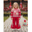 (2-3 Years, Red) Dvojdielne outfity pre elastickým pásom 7