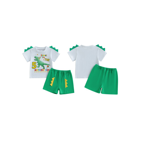 (5-6 Years, Army Green) 2dílná sada batolecích elastickým pasem 1