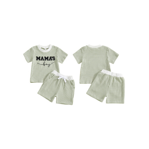 (6-12 Months, Green) Completo neonato/a a 2 pezzi. 1
