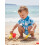 (2-3 Years, Blue) Μαγιό Rash Guard για νήπια με θέμα ωκεανό, φερμουάρ, κοντομάνικο 4