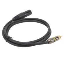 OFC Core XLR Male to Male Audio Extension Cable 1m Gold Plated