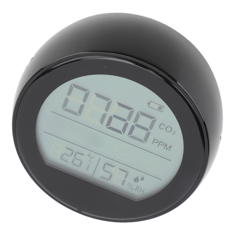 Infrared Co2 Detector 400Â5000Ppm Ndir Sensor, Lcd, Zinc Alloy/Abs 6951385791806