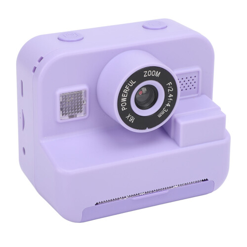 Caméra à impression instantanée 2,4 pouces violet 12 MP 32 Go