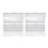 2Pcs White Plastic Watercolor Palette Box 24 Wells Foldable Paint Case 1