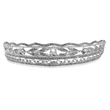 Bridal Rhinestone Tiara Hair Crown Wedding Headband As Shown