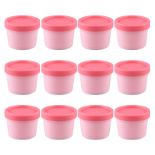48Pcs Pink Multipurpose Face Cream Storage Jars Leakproof Lid