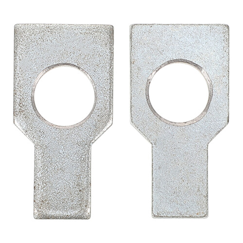 10Pcs Car Steering Wheel Alignment Clamp Pad Aluminum Silver Durable
