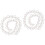 2Strings Silver Pearl Rhinestone Chain Trim for DIY Sewing and Apparel 6