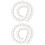 2Strings Silver Pearl Rhinestone Chain Trim for DIY Sewing and Apparel 7