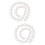 2Strings Silver Pearl Rhinestone Chain Trim for DIY Sewing and Apparel 9