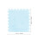 10pcs Light Blue Plush Foam Interlocking Floor Mat 31x30cm 2