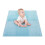 10pcs Light Blue Plush Foam Interlocking Floor Mat 31x30cm 9