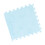 10pcs Light Blue Plush Foam Interlocking Floor Mat 31x30cm 11