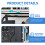 2Sets Computer Waterproof Foam Adhesive Tape Set in Assorted Colors 10