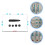 2Sets Computer Waterproof Foam Adhesive Tape Set in Assorted Colors 11