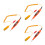 3Pcs Multi-Function Automotive Current Tester with LCD Display Pen 4