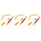 3Pcs Multi-Function Automotive Current Tester with LCD Display Pen 10