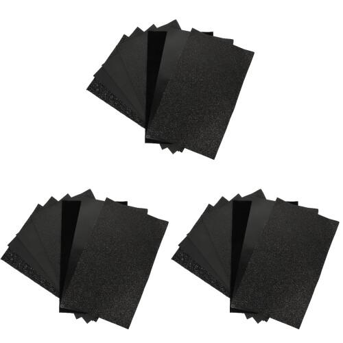 Black Artificial Sheets for DIY Crafts and Sewing 1