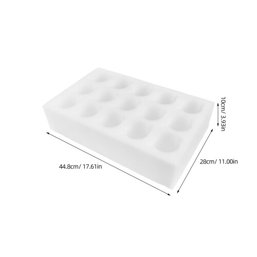 White Foam Beverage Tray with Insulation for Coffee Drink Cups 2