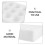 White Foam Beverage Tray with Insulation for Coffee Drink Cups 8