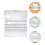 2Pcs White Plastic Watercolor Palette Box 24 Wells Foldable Paint Case 8