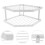 2Pcs Space Saving Metal Corner Shelf Kitchen Pot Spice Organizer 11