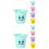 10Pcs Durable Plastic Beach Pails Sand Buckets Multi-Use Water Toys 7