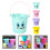10Pcs Durable Plastic Beach Pails Sand Buckets Multi-Use Water Toys 11