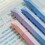 Set di 4 evidenziatori fluorescenti multicolori con punta a scalpello 3