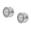 2Sets Steering Wheel Hub Adapter Silver Aluminum Lightweight Practical 3