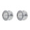 2Sets Steering Wheel Hub Adapter Silver Aluminum Lightweight Practical 5