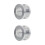 2Sets Steering Wheel Hub Adapter Silver Aluminum Lightweight Practical 6