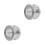 2Sets Steering Wheel Hub Adapter Silver Aluminum Lightweight Practical 7
