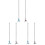 6Pcs Long Handle Glass Cocktail Stirring Rods Assorted Colors 2