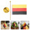 Multi Color Flag Pole Holder Table Top with Polyester Material 6